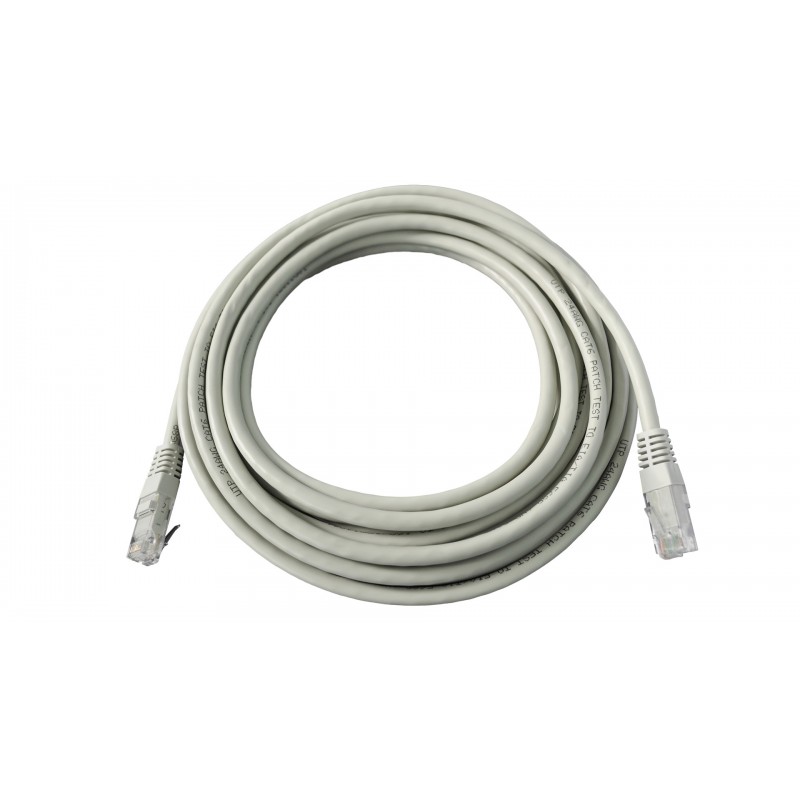 Патч-корд народный U/UTP Cat 5e 4PR 24AWG PVC, литой 5 м, серый Патч-корд народный U/UTP Cat 5e 4PR 24AWG PVC, литой 5 м, серый
